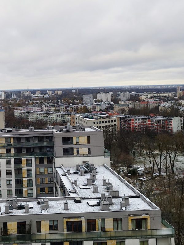Warszawa panorama zoliborza i bielan